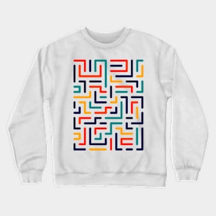 Geometric colorful Crewneck Sweatshirt